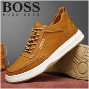 Hugo Boss - Elegant Leather Sneakers